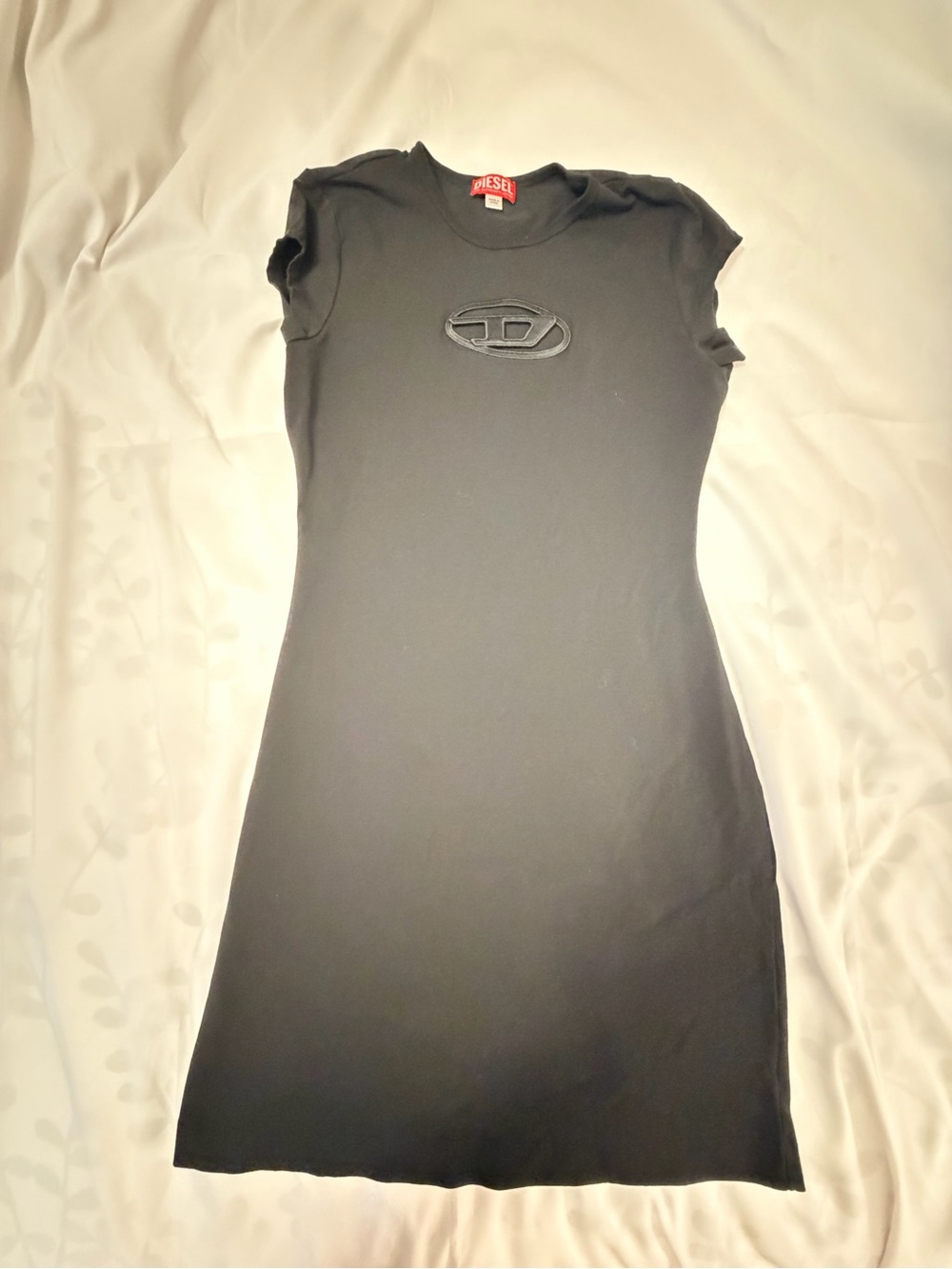 Diesel Black Midi Bodycon Dress